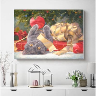 DIY Cartoon Kerst 5D Diamant Schilderij Volledige Ronde Boor Strass Kerstman Mozaïek Borduren Borduurpakketten Home Decor Full Square 20X30CM