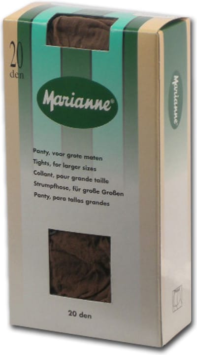 Marianne panty 20 denier Grote maten Graphite XL