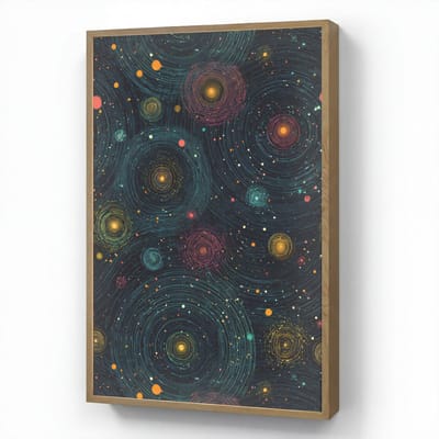 Nachtlampje 70x100 cm - Kinder lamp - Sterren - Kleurrijk - Lichtgevende kernen - Tafellamp kinderkamer draadloos - Slaapkamer lampje - Bedlamp kinderen - Kinderlampje - Wandlamp babykamer - Nachtlampjes