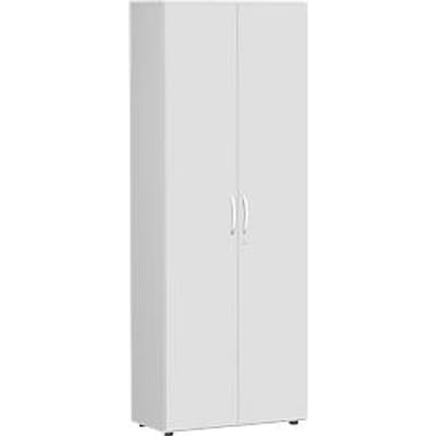 Archiefkast PALENQUE, 6 ordnerhoogten, afsluitbaar, B 800 x D 420 x H 2160 mm, lichtgrijs