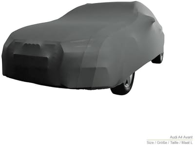 BOXX Autohoes Binnen – Stationwagon Pasvorm – Premium Stretch Garagehoes voor Optimale Bescherming – Zwart – Maat M – DS COVERS