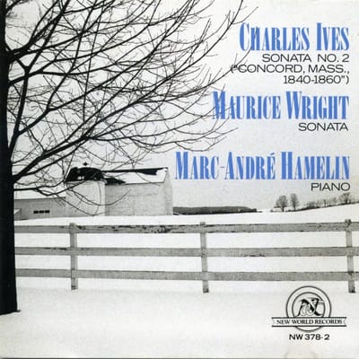 Marc-André Hamelin & Maurice Wright - Ives: Sonata No.2 Concord, Mass 1840-1860 (CD)