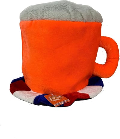 Bierhoed - Oranje - Nederland - Muts - Hoed - EK / WK voetbal - Koningsdag