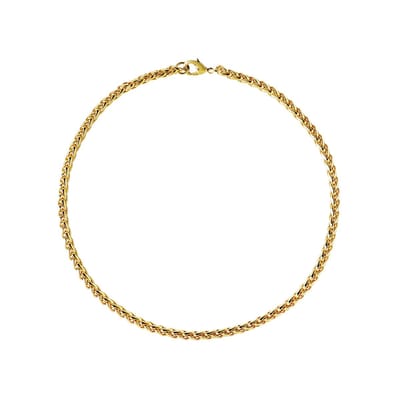 Goud Vergulde Chunky Schakel Ketting