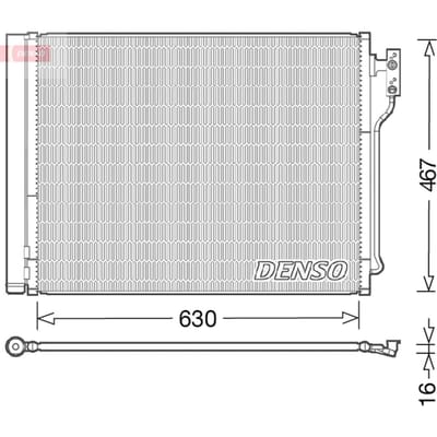 Condensator, airconditioning DENSO DCN05031