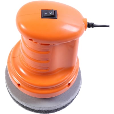 Mini Machine à Cire pour Voiture 12V Haute Efficacité Polissage Détailing Machine Efface-Rayures Cireuse Électrique Portable pour Voiture orange