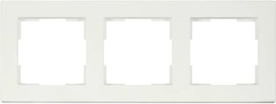 ION Industries - Afdekraam - V1 - 3-voudig - verticaal/horizontaal - 227 x 85 x 11 mm - mat wit