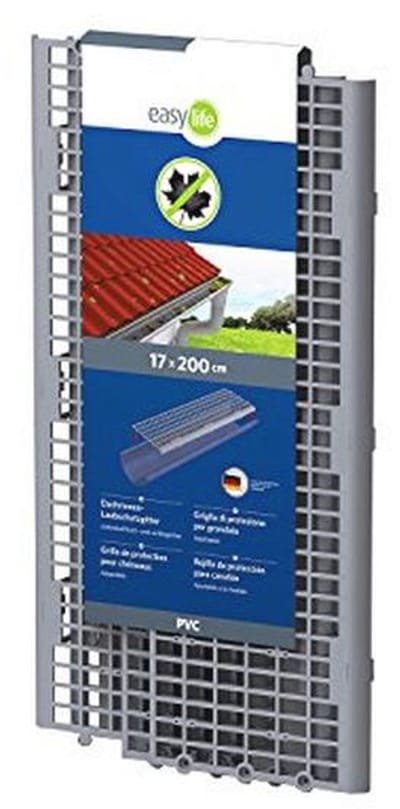Dakgootbescherming PVC, UV-bestendig, gemakkelijke montage, bladeren en takkenbescherming