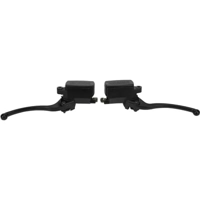 Hydraulische Rem Koppeling Hoofdcilinder Hendel Montage Zwart voor Motorfiets met 1in Stuur black