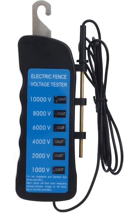 Dailygoody - Elektrische He hekkentestmeter - Waterdichte Voltmetertester - tot 10.000 V - Veiligheid - Nauwkeurigheid - Digitale metingen - Ideaal vo..