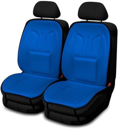 Stoelkussens Auto - Stoelhoezen Set - Comfortabel Rijden - Airbag Compatibel - 2 stuks - Blauw