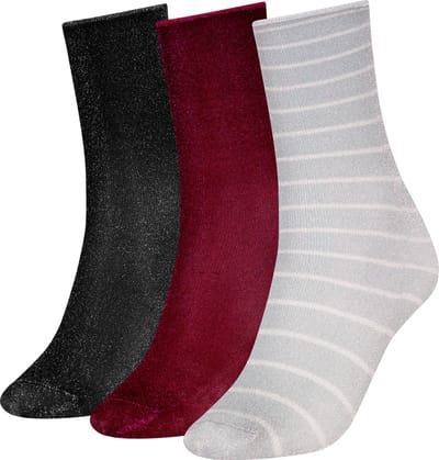 Tommy Hilfiger - Geschenkdoos met Klassieke Sokken voor Dames - 3 pack - One size