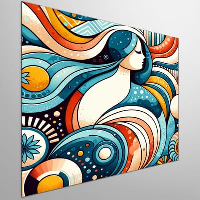 Kunstprint | Wanddecoratie | Dibond | 100 × 100 cm