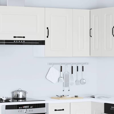 vidaXL - Keukenbovenkast - Kalmar - bewerkt - hout - wit