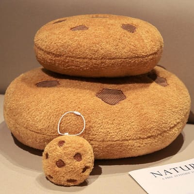 Koekje Pluche Speelgoed Kussen Zacht Gevuld Pluche Huis Sofa Sierkussen Creatieve Chocolade Koekjes Beste Cadeaus Voor Meisjes 10cm