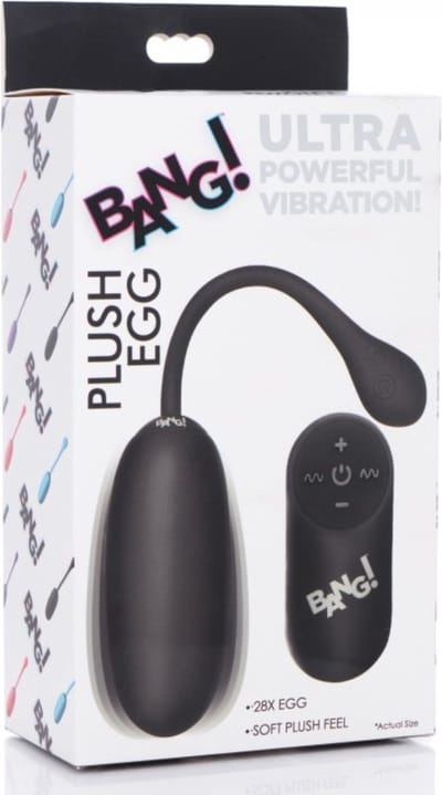XR Brands - Plush Egg and Remote Control with 28 Speeds