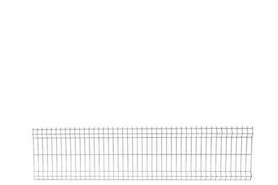 Enkelstaaf hekwerk zwart 60cm hoog 250cm breed.