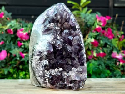Amethist cluster uit Uruguay - 1379 gram