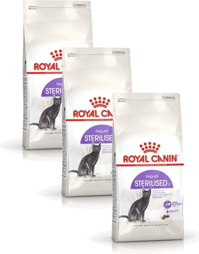 Royal Canin Sterilised - Kattenvoer Brokjes - 3 x 2 kg