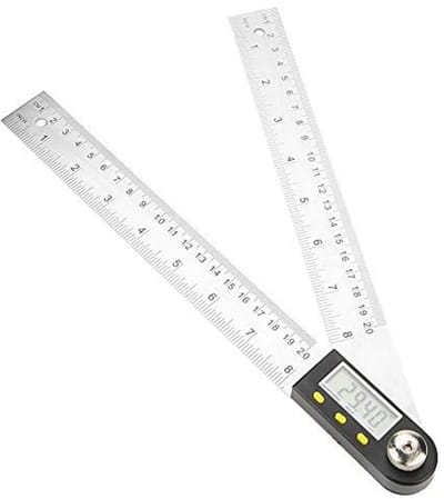 Dailygoods- Gradenboog Digitale Inclinatiemeter - Roestvrij Staal - 0-200 mm - Professioneel - Hoogwaardige Kwaliteit - Eerste Klas Service