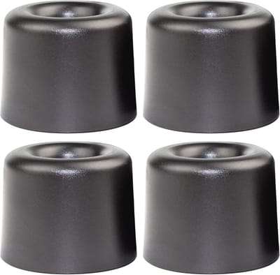 Deurstoppers 4 stuks Ø 25 mm - Kunststof Deurbuffers voor Muur- en Meubelbescherming