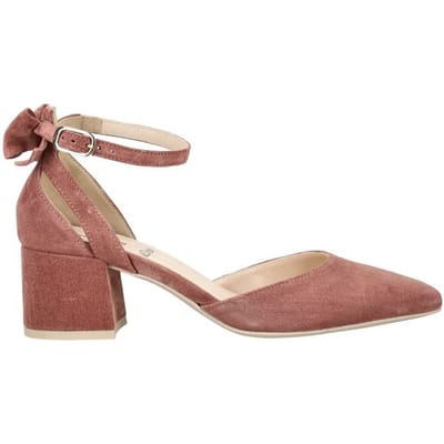 Hoge Hakken Nerogiardini Velour Rosa Tpu Tenna Naturale - Fashion Wear - Vrouwen