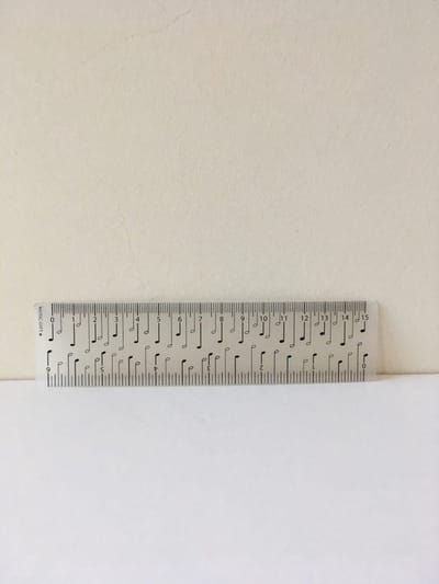 Lineaal muzieknoten