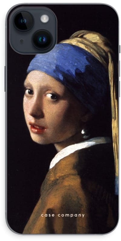 Case Company® - Hoesje geschikt voor iPhone 14 Plus hoesje - The Pearl Earring - Soft Cover Telefoonhoesje - Bescherming aan alle Kanten en Schermrand