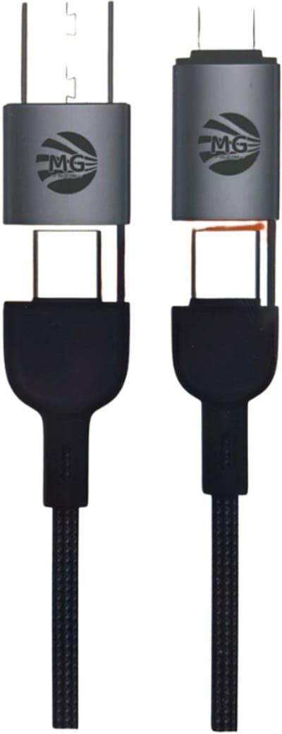 MG CA31 – 4-in-1 snelladerkabel – Zwart