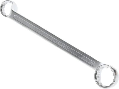 Dubbele ringsleutel SW 24 x 30 mm - L 342 mm - chroom-vanadium-staal - zilver