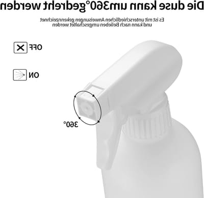 Set van 3 Multifunctionele Sprayflessen 500ml - BPA-vrij, Ideaal voor Huishoudelijke Schoonmaak, Tuinonderhoud en Plantenverzorging