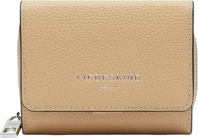LIEBESKIND BERLIN Portemonnee Paris 4 Small Pebble Pablita Wallet Beige Lichtbruin
