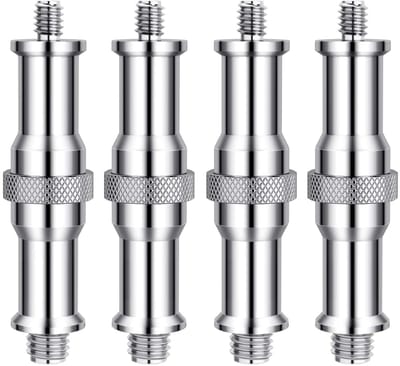 Tapping Bolts en Adapter Pins voor Statief - 4 Stuks, Geschikt voor Camera's en Verlichting, Ideaal voor Fotografie en Videoproductie Accessoires