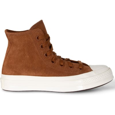Converse Unisex Chuck 70 Colorful Suede Warm Tan/egret/black Größe: 36 | Trainers Outlet | Unisex | Schwarz