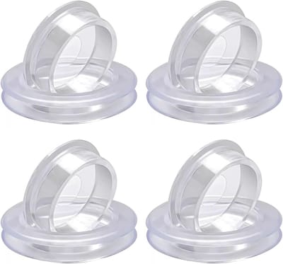 Siliconen Ring Plug en Kap Set voor Tafel met Parasolgat - Geschikt voor Tuin, Terras en Strand, 2 Inch