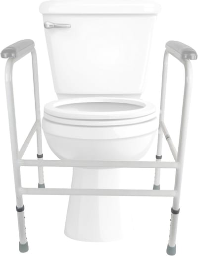 Inklapbaar Toiletbeugel Frame Veiligheidssteun Hoogte & Breedte Verstelbaar