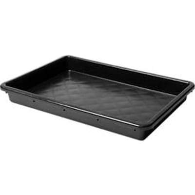 Speciale doos Ringoplast, voor CC trolley, 10 l, gesloten, nestbaar en stapelbaar, L 593 x B 398 x H 60 mm, gerecycled kunststof, zwart