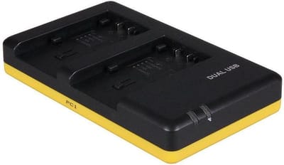 Huismerk Duo oplader voor 2 camera accu's Panasonic VW-VBK180 en VW-VBK360
