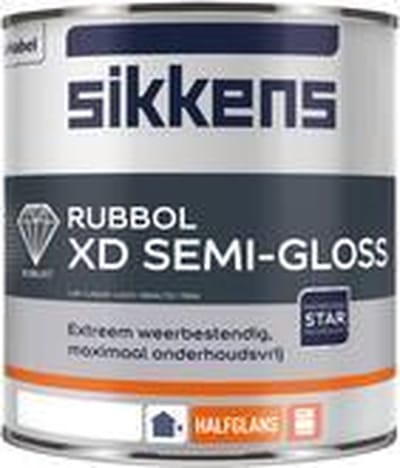 Sikkens Rubbol XD Semi-Gloss RAL9010 Gebroken wit 1 Liter