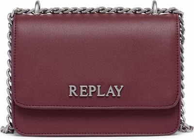 REPLAY Schoudertas Avondtas Crossbody Bag Port Wine Wijnrood