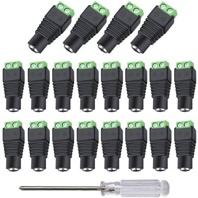 Allecto - 40 Stuks Dc Stekker - 12 V / 24 V Dc Bus - Ideaal voor