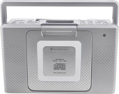 Soundmaster BCD480 - Spatwaterdichte badkamer-/keukenradio met CD en klok