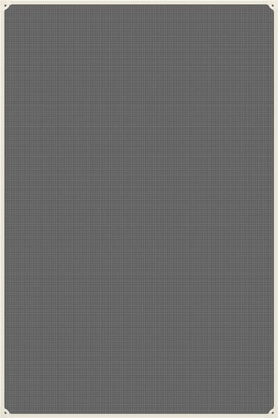 Livn Horraam Vliegenraam Basic Magnetisch 100x150cm wit - Hoogte en breedte onbeperkt inkortbaar - Makkelijk te verwijderen en te herplaatsen - Voor naar buiten draaiend raam