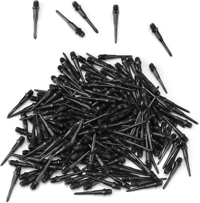 Set van 200 Zachte Dart Flights met Plastic Tips, Interchangeable en Geschikt voor Competitie en Vermaak