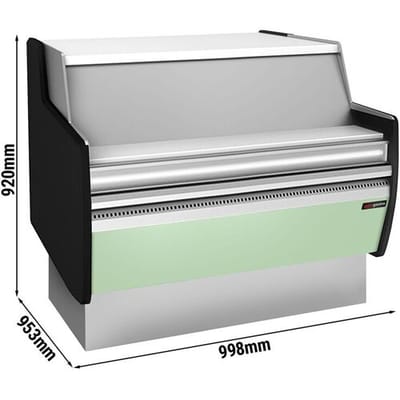 GGM Gastro Kassentisch - 990mm - Frontblende Hellgrün