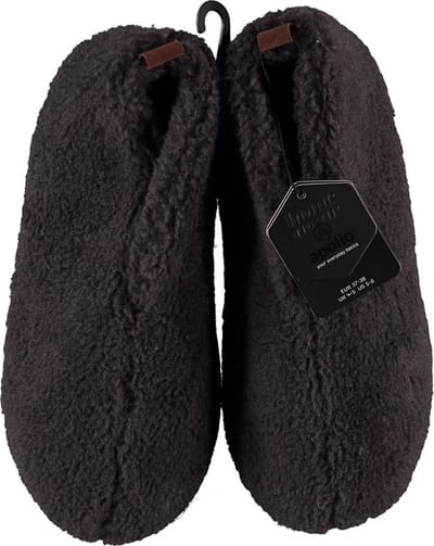 Apollo Teddy Sloffen Antraciet Maat 37/38