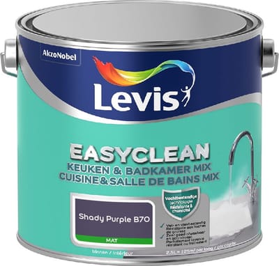 Levis - Easyclean Keuken & Badkamer Mix - Shady Purple B70 - Mengverf - 2,5 L