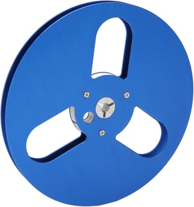 Lege Haspel - Tape Spoel - Tape Afwikkelen - Professioneel Aluminium - 7 Inch - Blauw