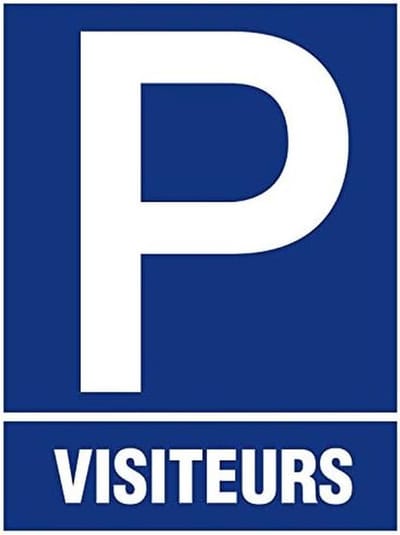 Parkeerplaats Afzetbord met Kijkvenster 330x400 mm