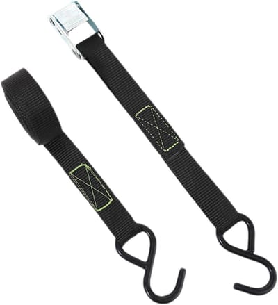 Spanbanden - Ratelriemen Vracht - Vracht Zekeren - Waterdicht Polyester - 5 Meter - Zwart